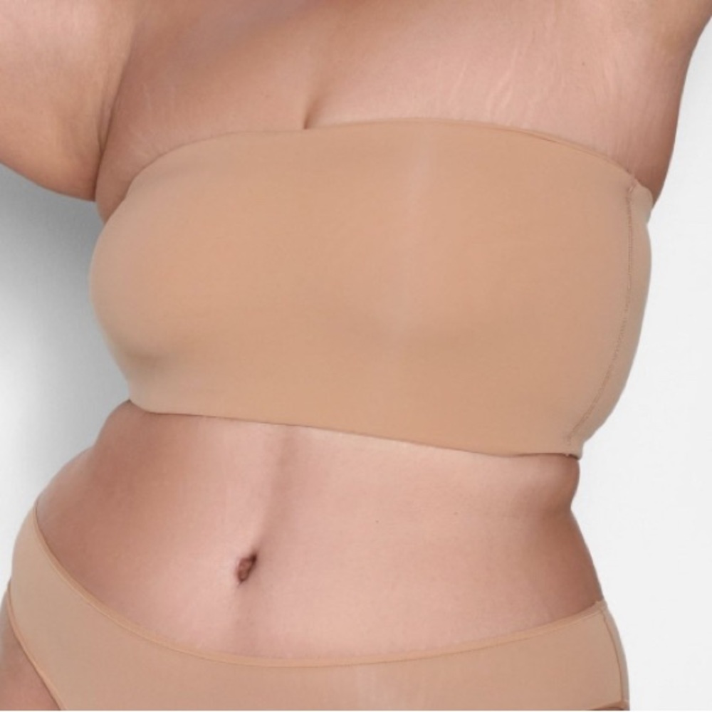 Skims Tan Bandeau Bra - Picture 2 of 6